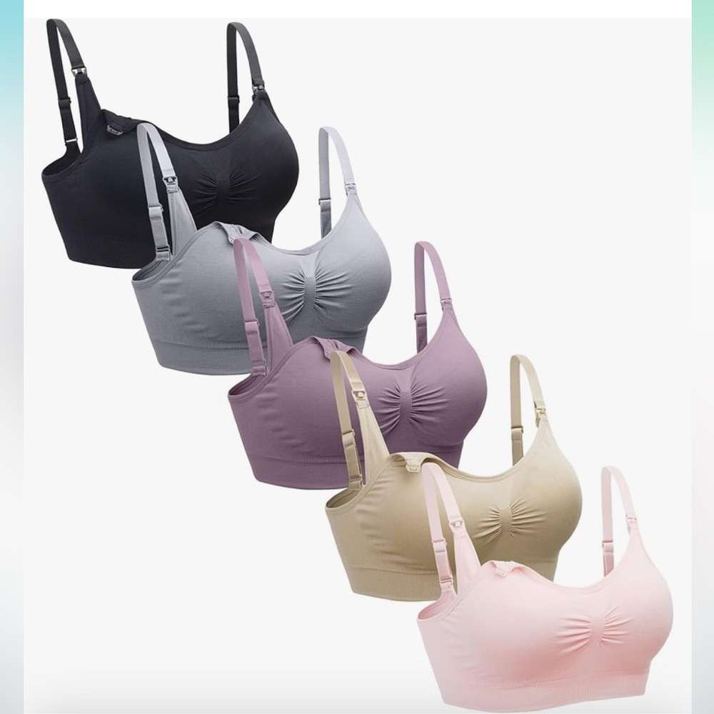 5 pack Women’s Nursing Bras